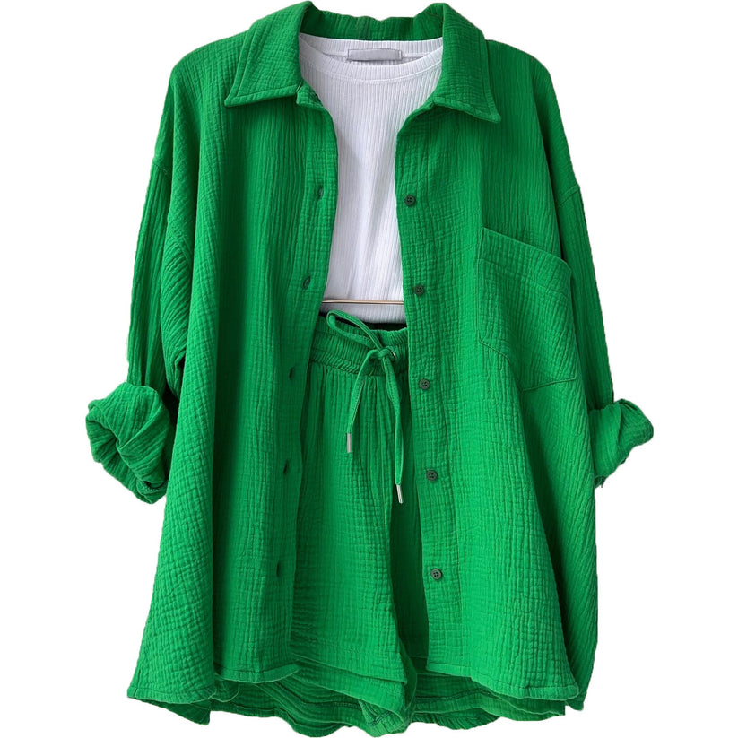 Noémie™ — Zachte Zomerset Set van Katoen