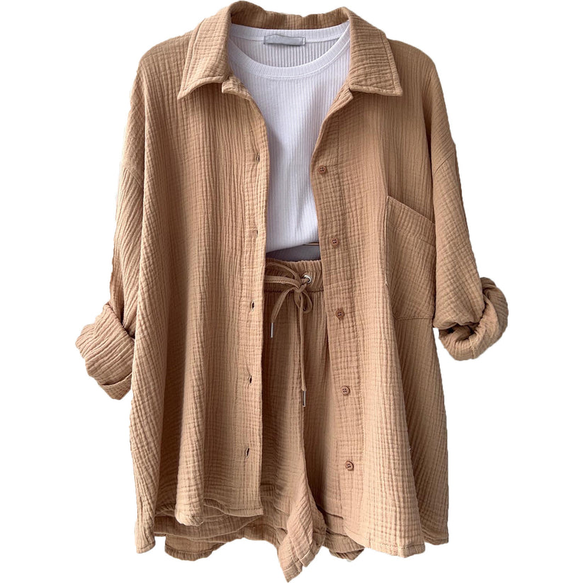 Noémie™ — Zachte Zomerset Set van Katoen