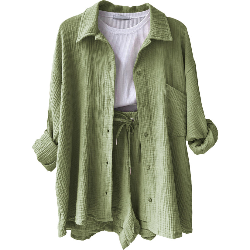 Noémie™ — Zachte Zomerset Set van Katoen
