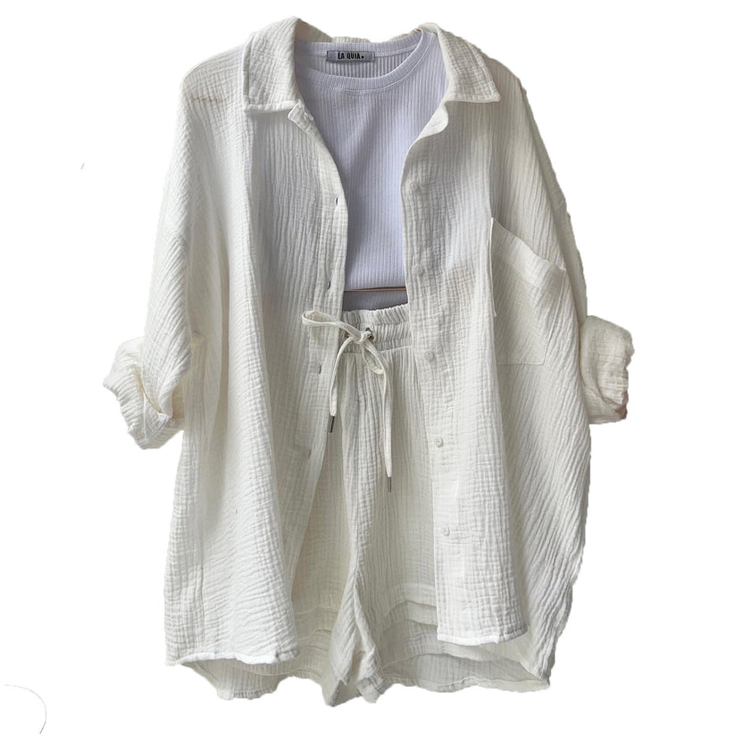 Noémie™ — Zachte Zomerset Set van Katoen