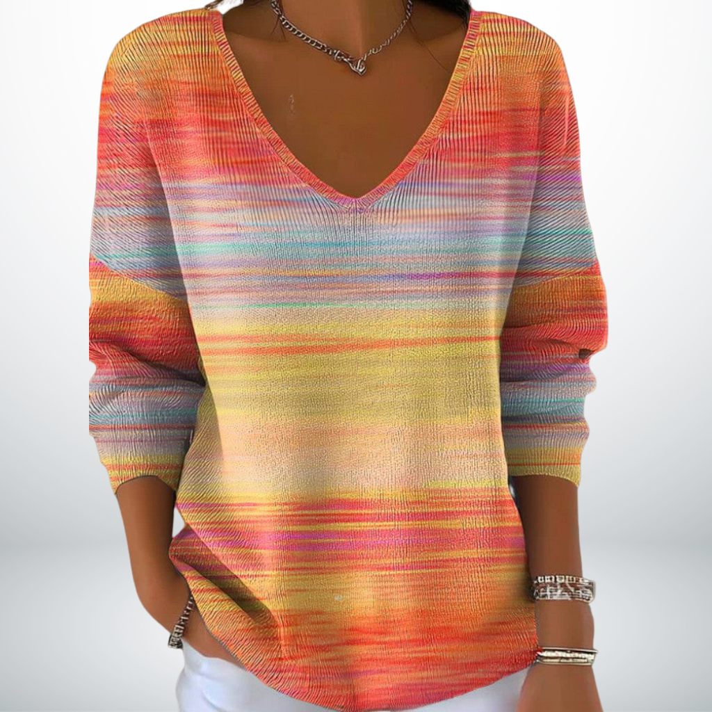 Jolien™ – Elegante V-Hals Trui