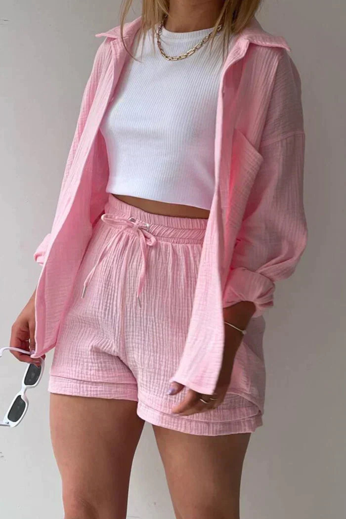 Noémie™ — Zachte Zomerset Set van Katoen
