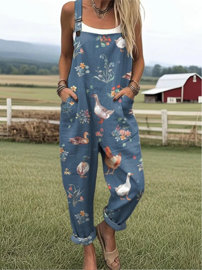 Chelsea - Vintage Voorjaarsjumpsuit