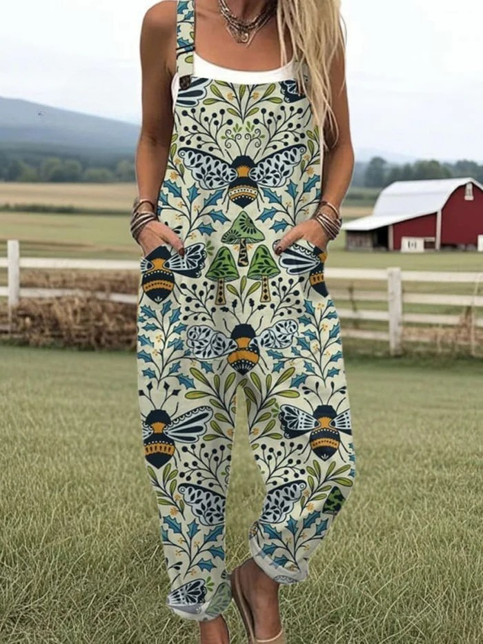Zerva - Vintage Pasvorm Jumpsuit