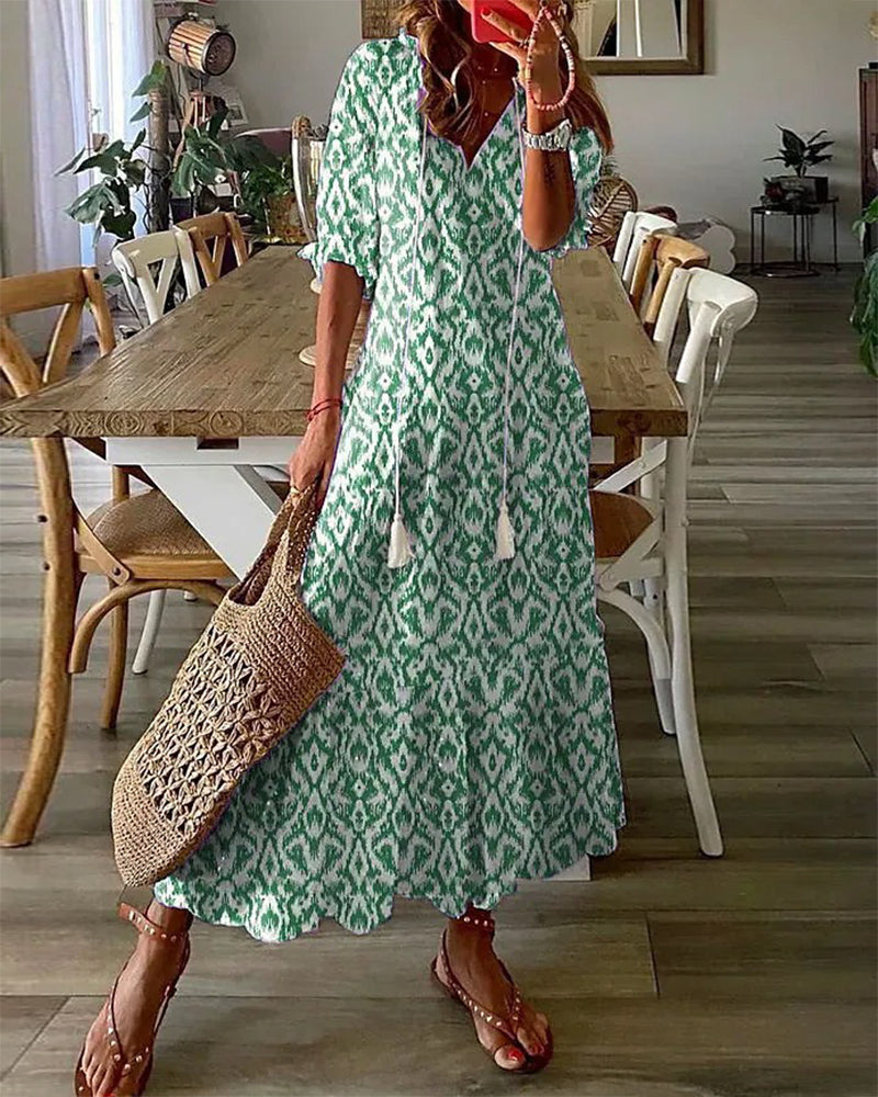 Sophia™ — Boho Vintage Zomerjurk