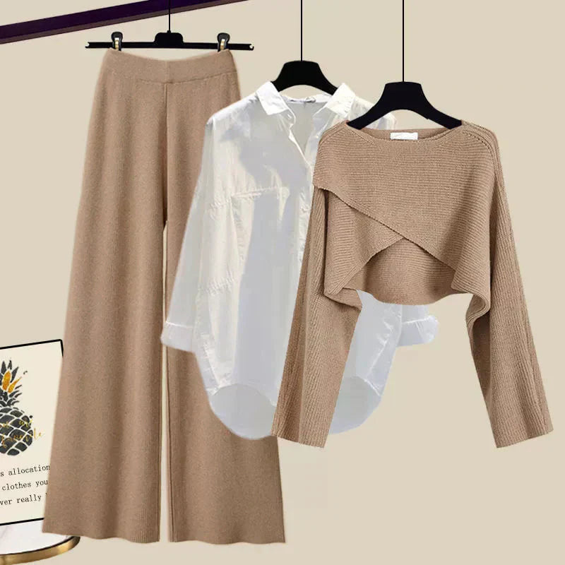 Karin™ — Comfortabele Driedelige Set met Lange Mouwen