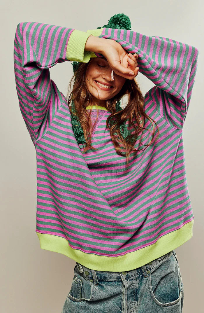 Mana™ — Gestreepte Oversized Trui