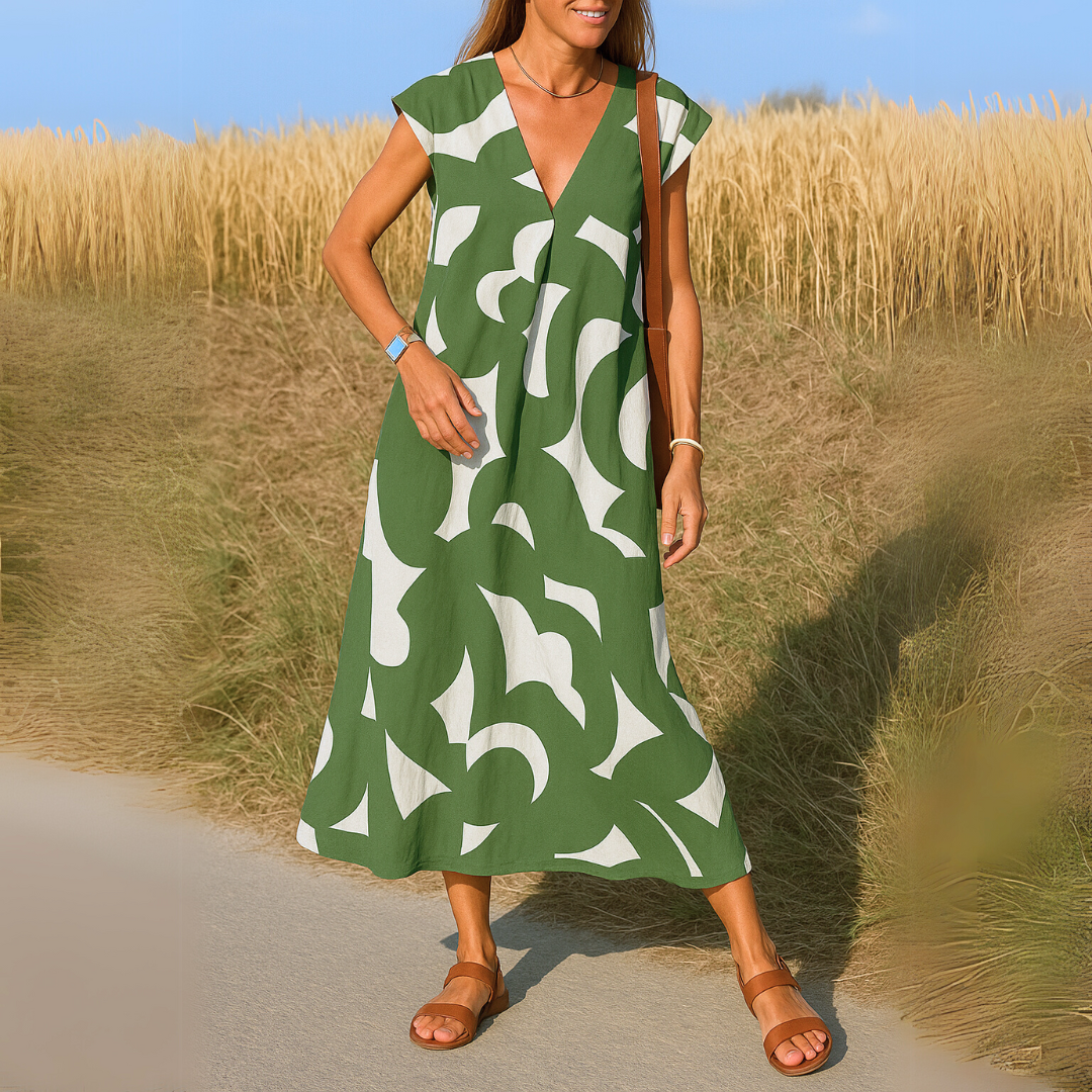 Valérie™ — Jurk met V-hals