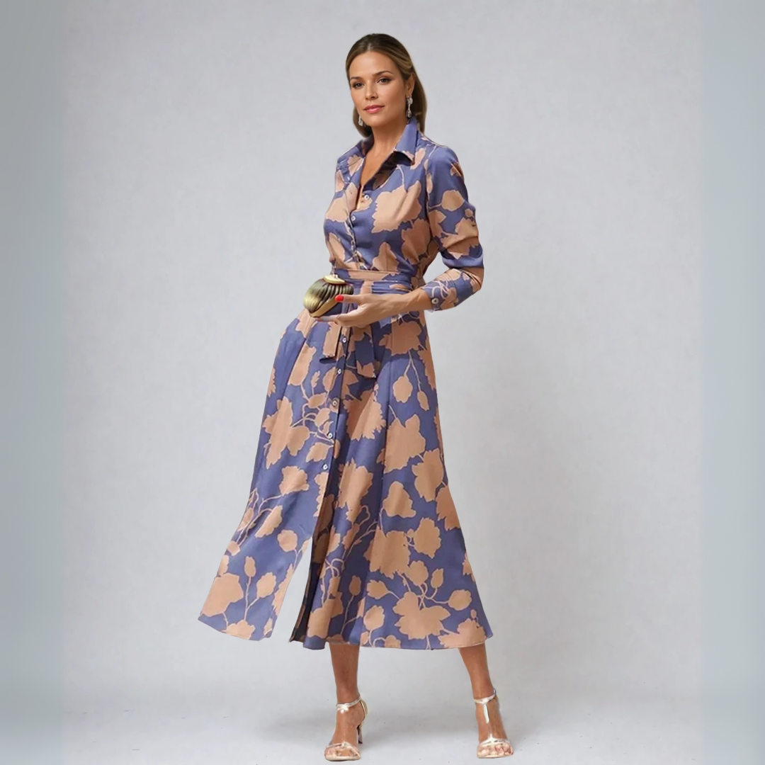 Floriza™ — Klassieke Shirtjurk