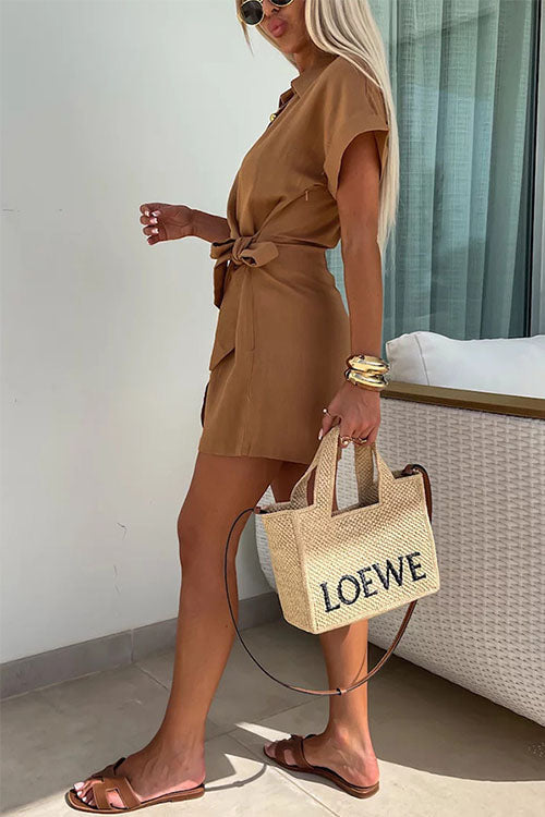 Nina™ — Trendy Jumpsuit van Linnen en Katoen