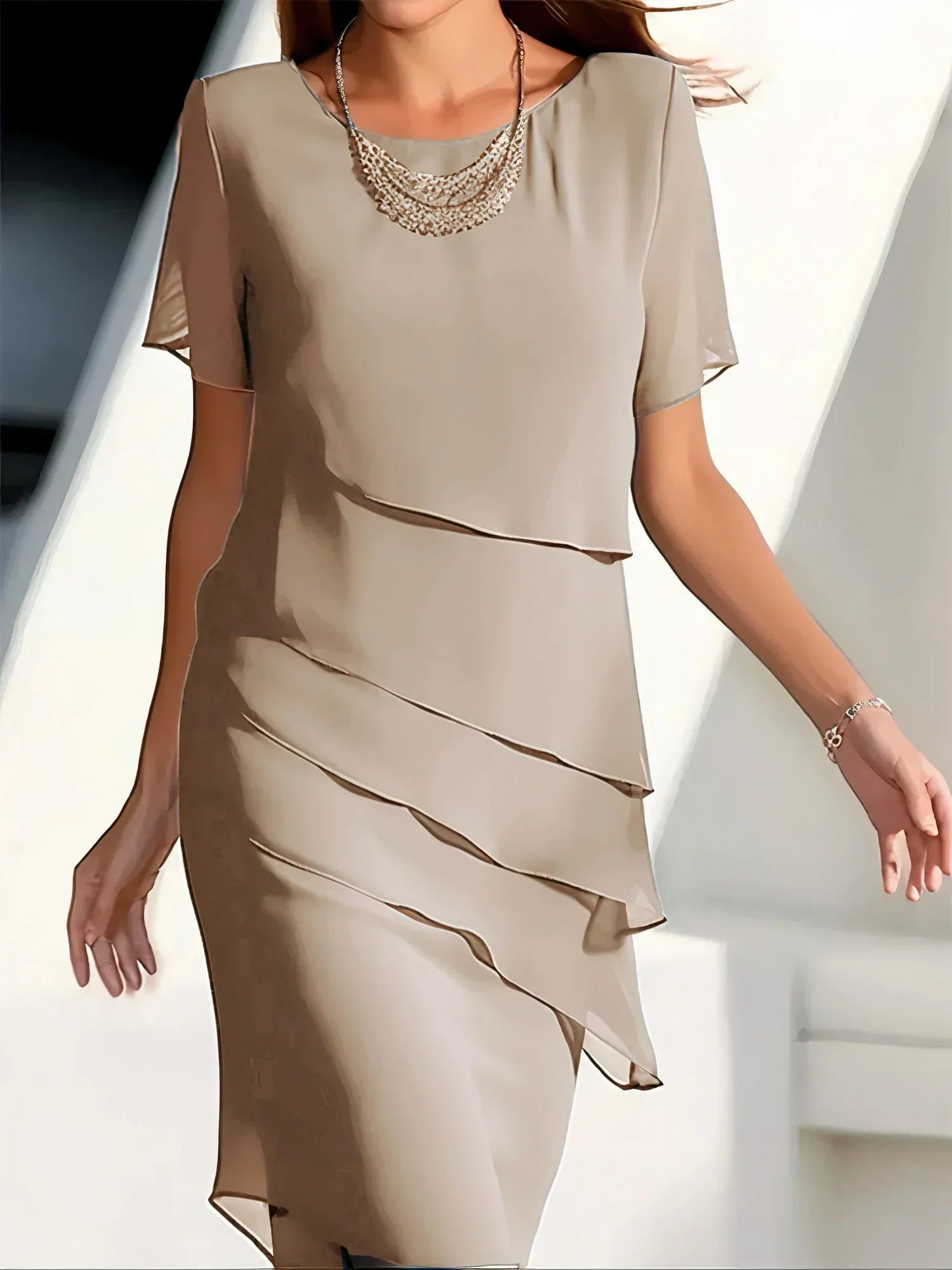 Isabella™ — Elegante Jurk met Buikbedekking