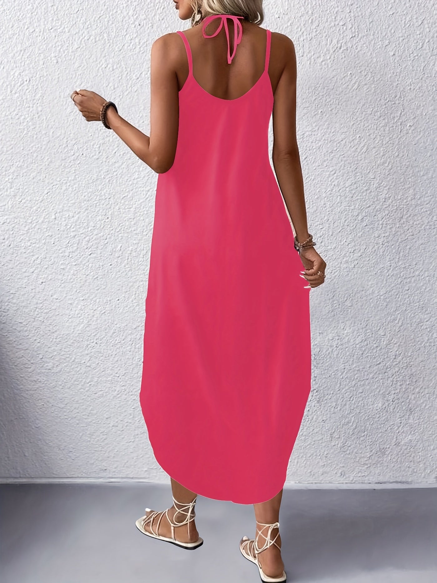 Élisa™ — Sexy Halterjurk met Print
