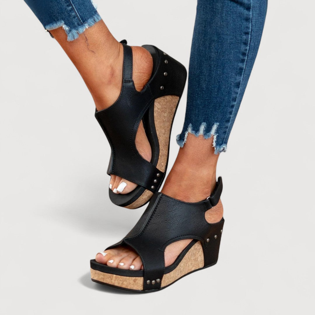 Miralys™ — Stijlvolle Sleehak Sandalen