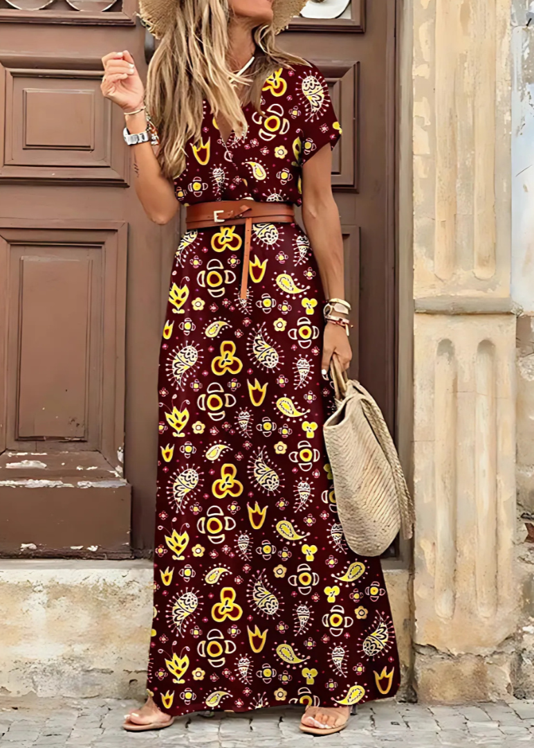 Lyra™ — Elegante Bohemian Maxi-jurk