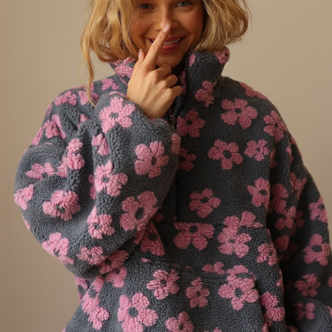Fleur™ | Bohemian fleece trui