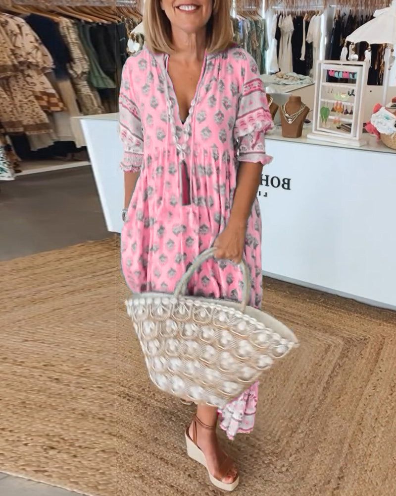 Jill™ — Casual jurk met print