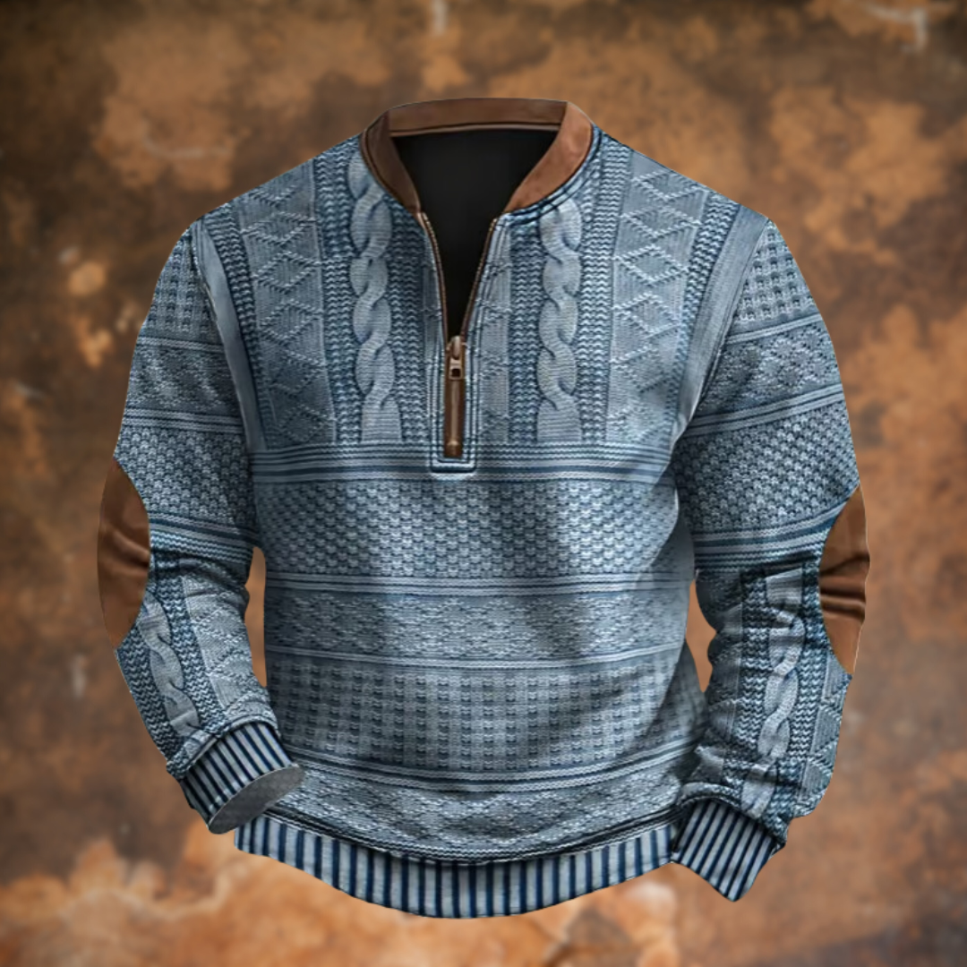Van Arden – Gebreide Trui met Stijlvol Ritsdetail