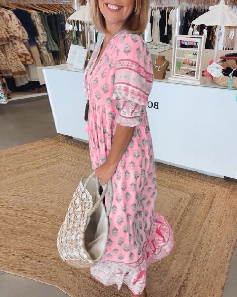Jill™ — Casual jurk met print