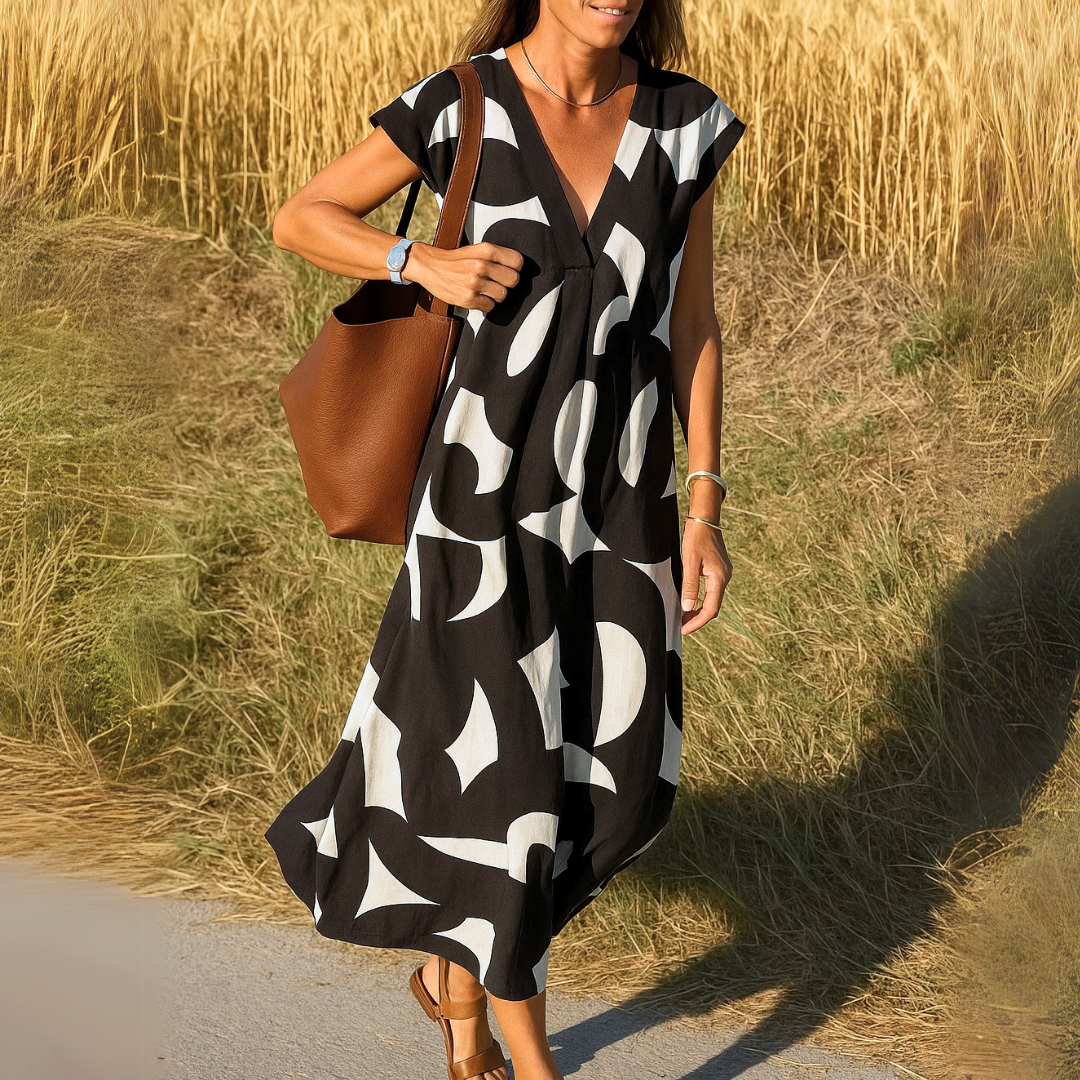 Valérie™ — Jurk met V-hals