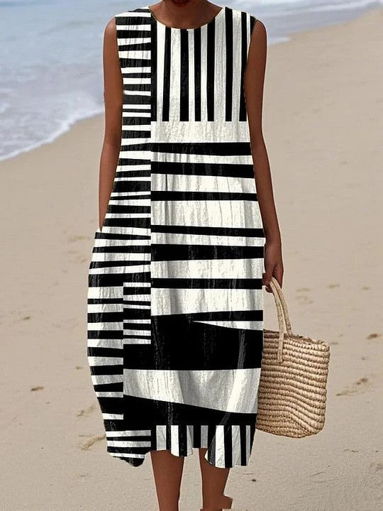 NAËLA | CHIC Grafische jurk