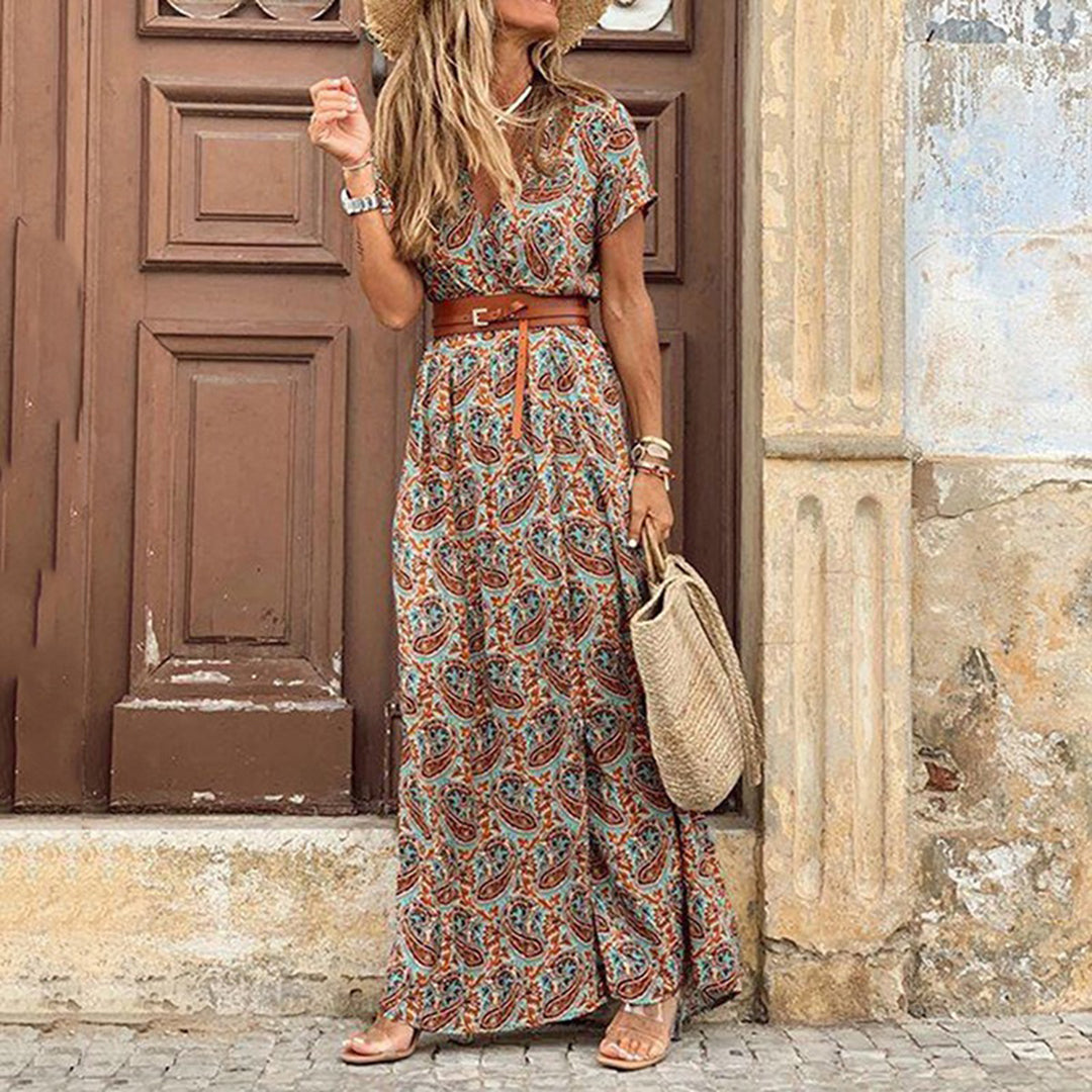 Luz™ — Elegante Boho Jurk met Chic Karakter