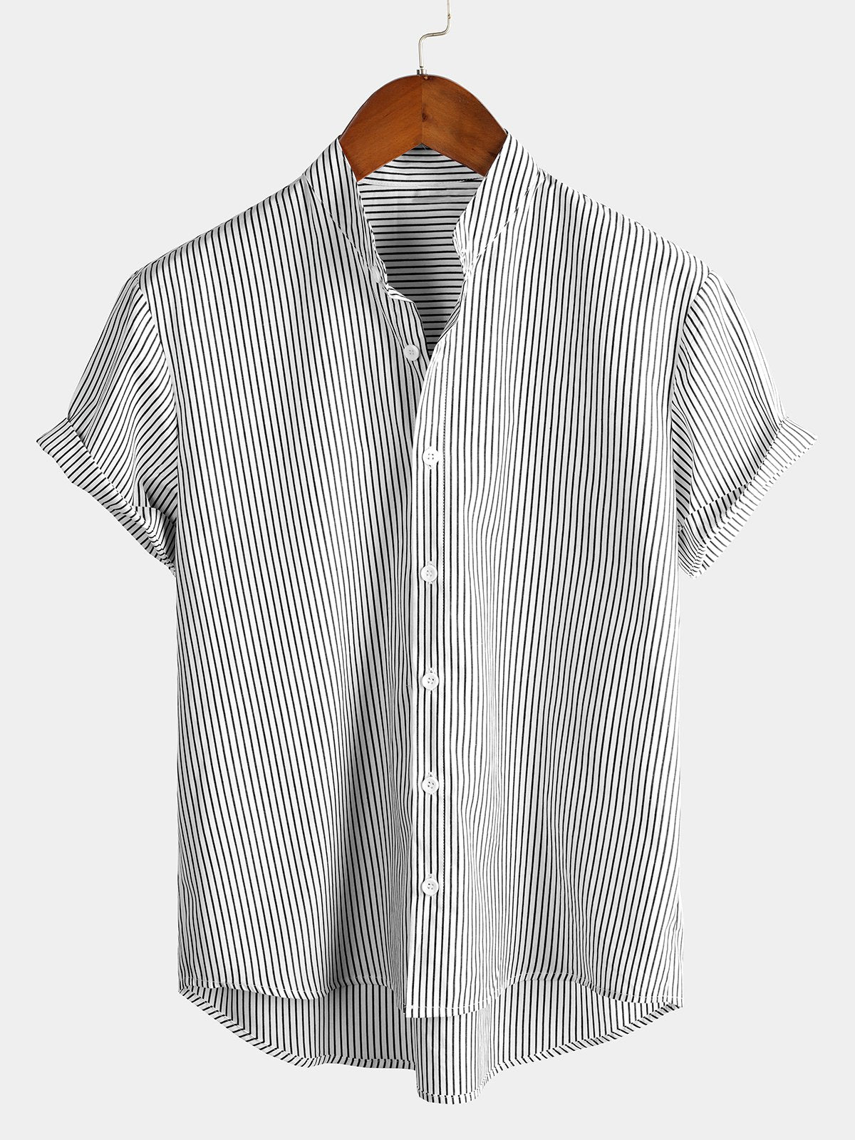 Luca Gestreept Korte Mouwen Shirt
