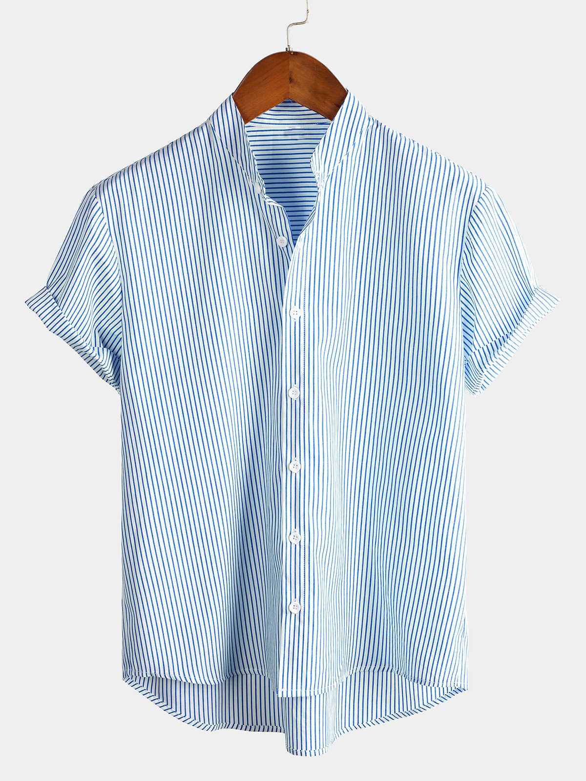 Luca Gestreept Korte Mouwen Shirt