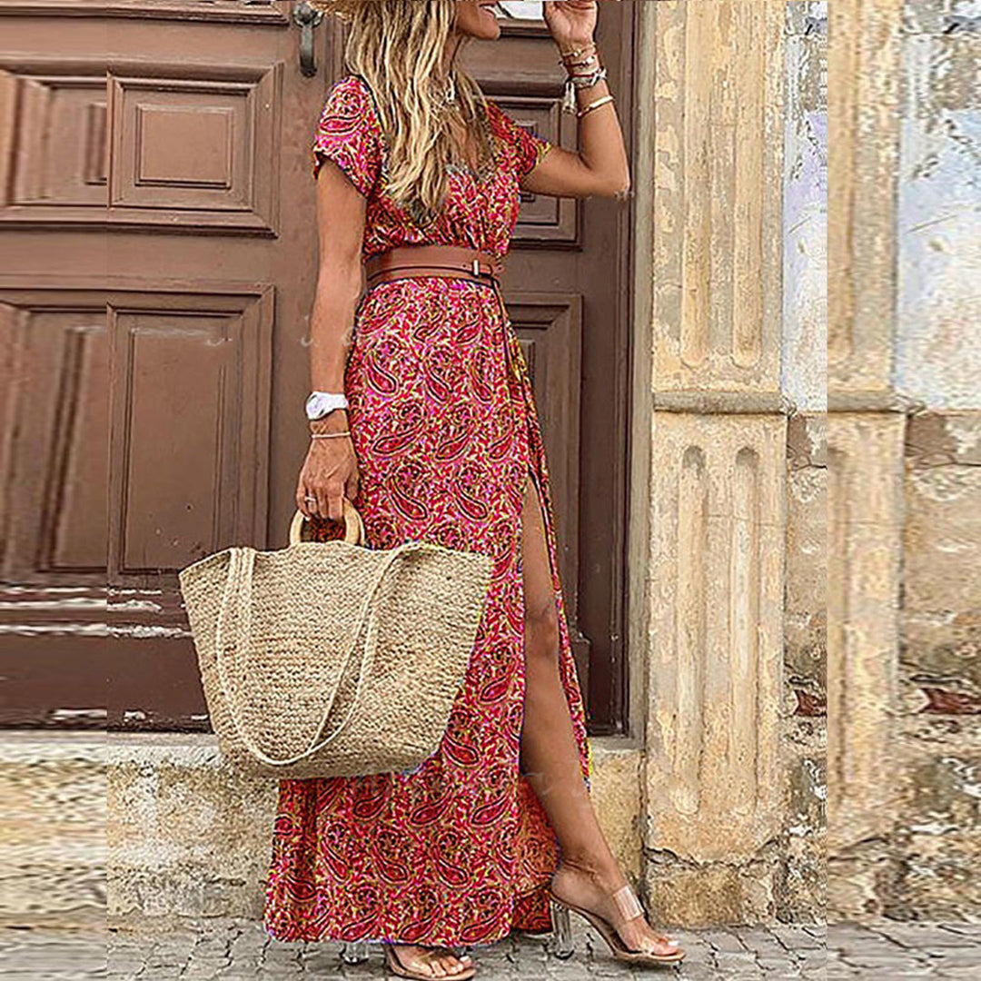 Luz™ — Elegante Boho Jurk met Chic Karakter