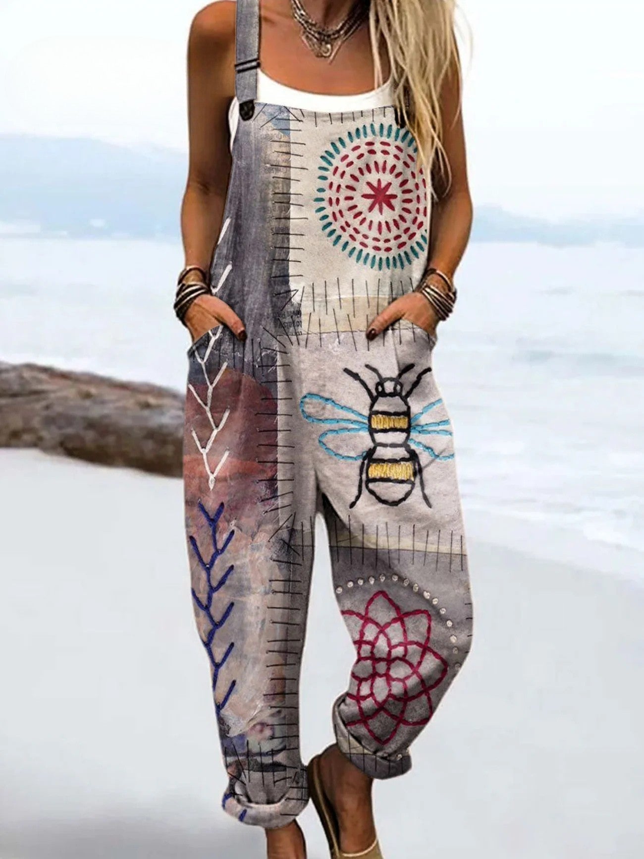 Mono floral vintage - moeiteloze stijl en al dag comfort