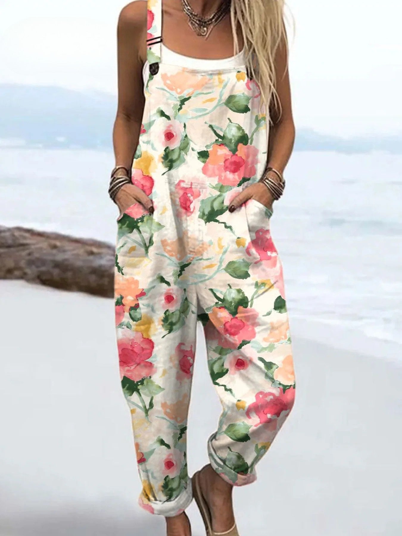 Vintage mono floral stijl - moeiteloos en comfort gedurende de hele dag