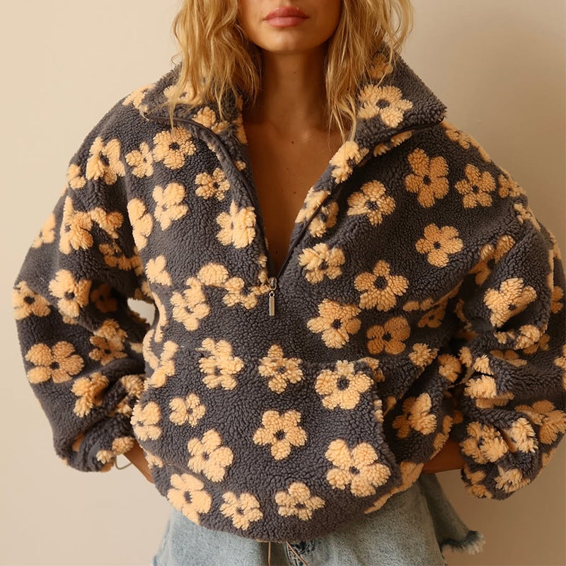 Fleur™ | Bohemian fleece trui