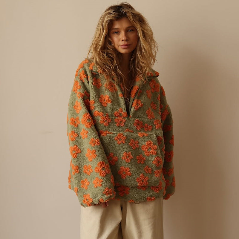 Fleur™ | Bohemian fleece trui