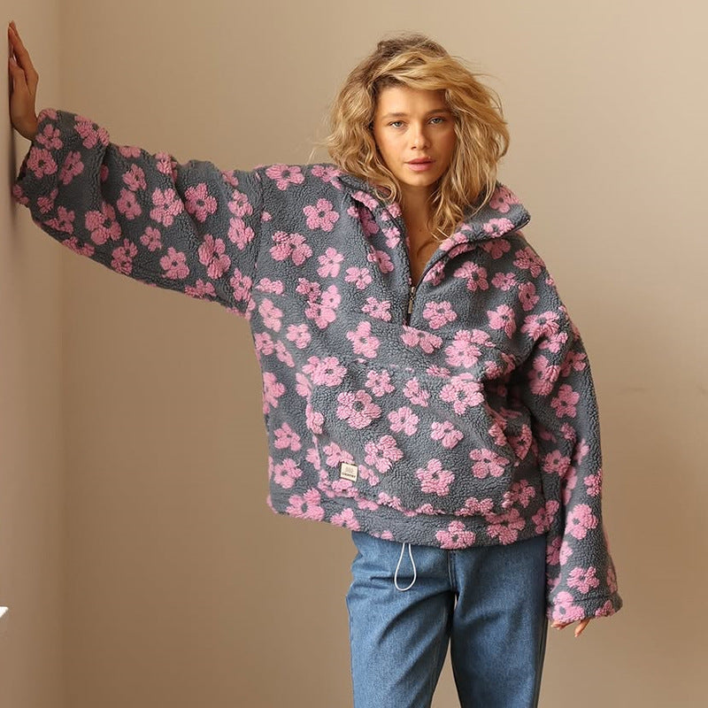 Fleur™ | Bohemian fleece trui
