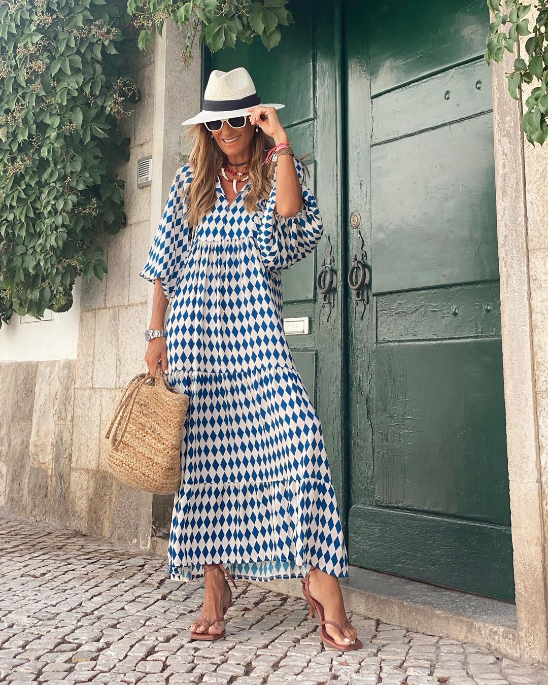 Fleur™ — Luchtige Boho Maxijurk met Zomerse Flair