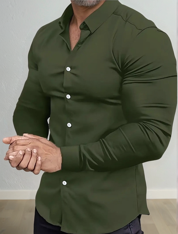 PrestigeFit - Strijkvrije Overhemd