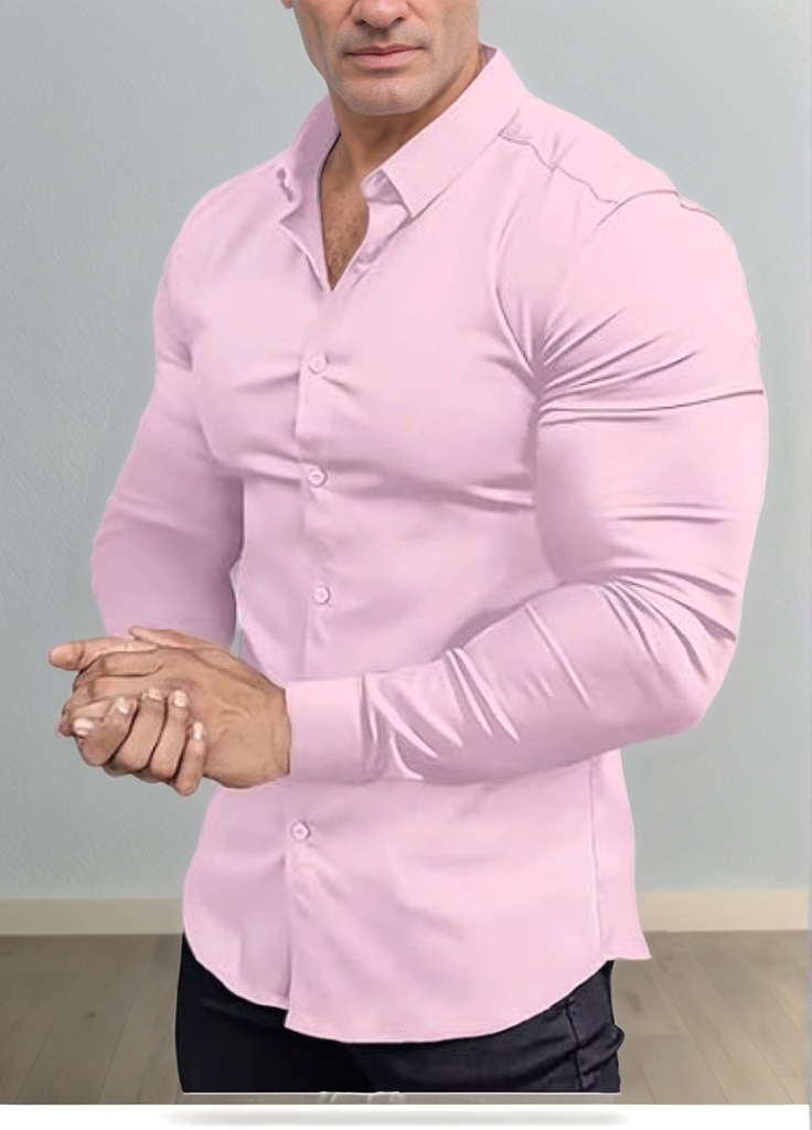 PrestigeFit - Strijkvrije Overhemd