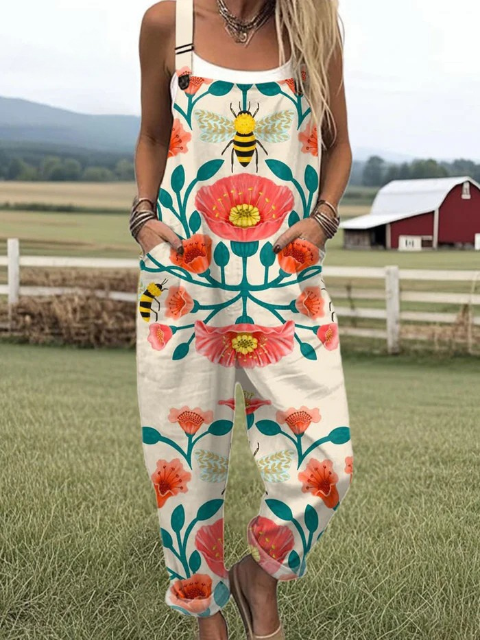 Mono met bloemmotief vintage – moeiteloze stijl en daglang comfort