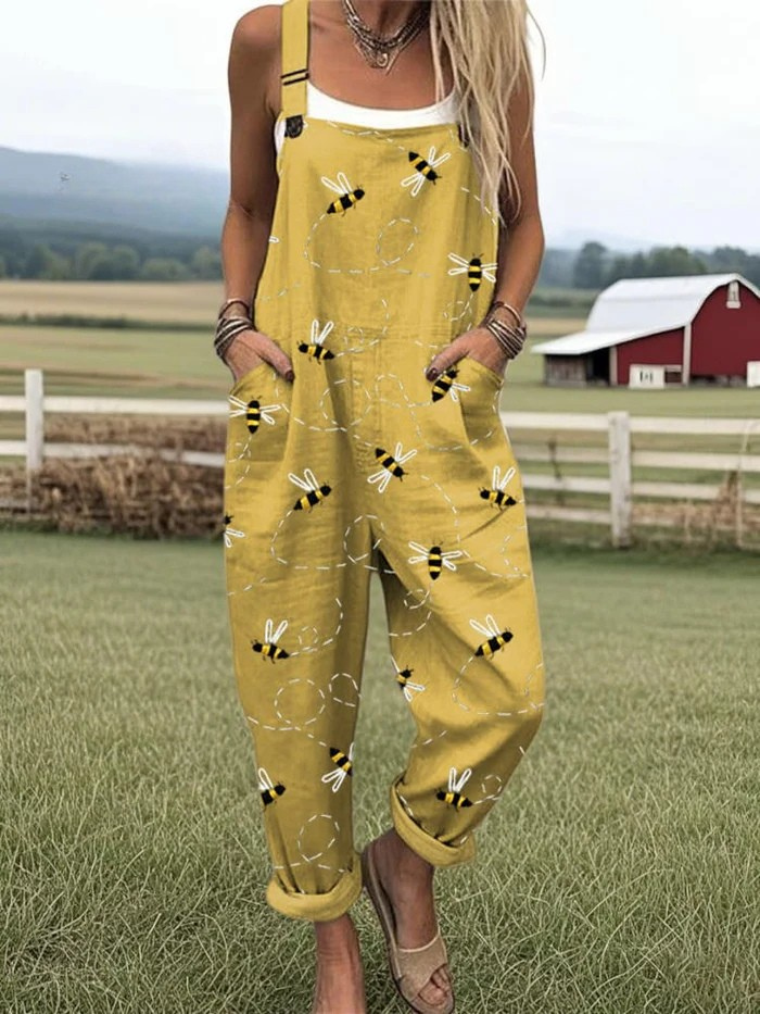 Zerva - Vintage Pasvorm Jumpsuit