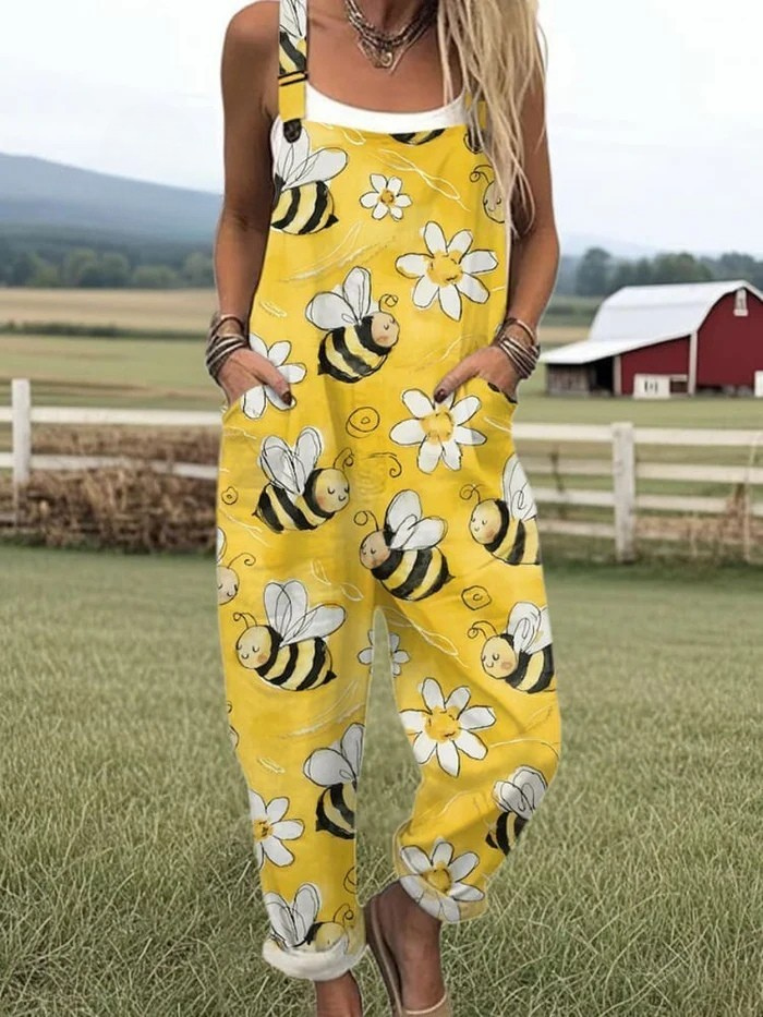Zerva - Vintage Pasvorm Jumpsuit