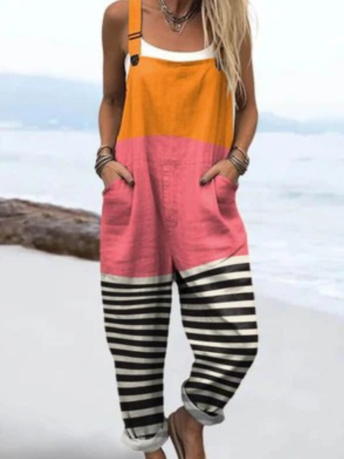 Quinn - Vintage Print Jumpsuit