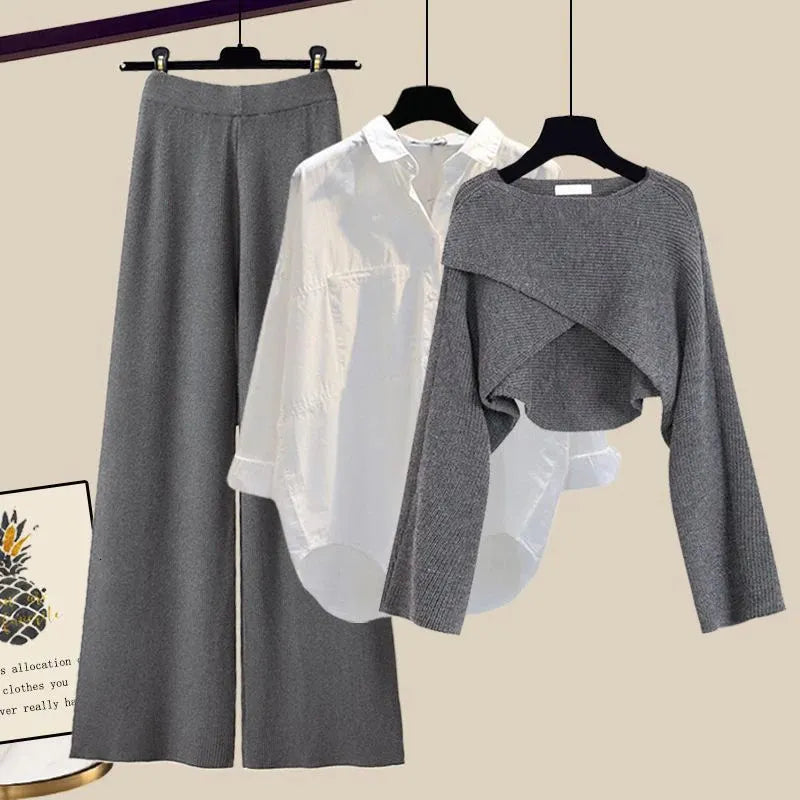 Karin™ — Comfortabele Driedelige Set met Lange Mouwen