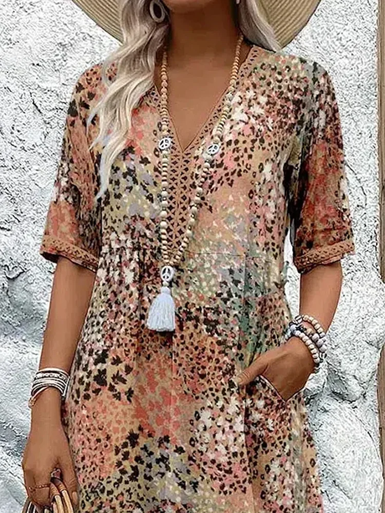Fatima™ — Bloemenjurk met Elegante Flair