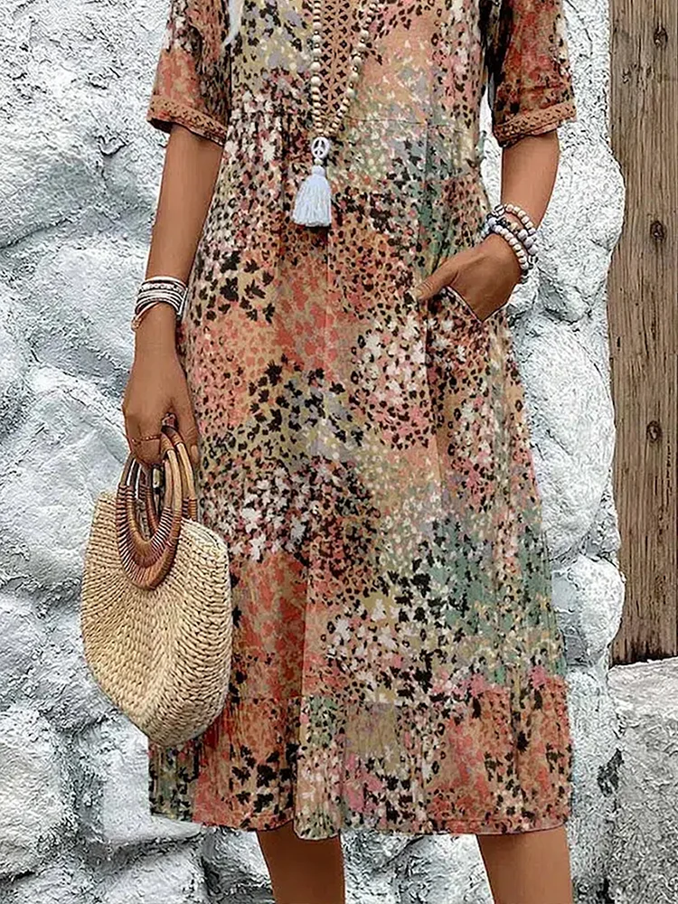 Fatima™ — Bloemenjurk met Elegante Flair