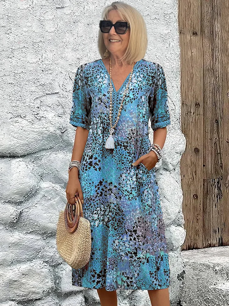 Fatima™ — Bloemenjurk met Elegante Flair