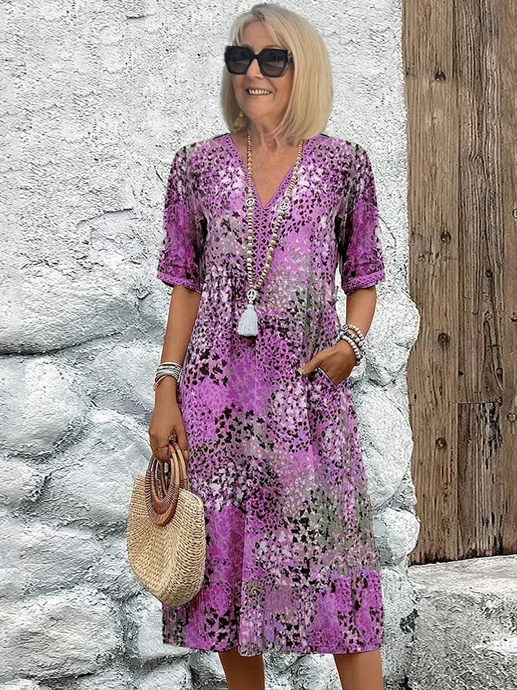 Fatima™ — Bloemenjurk met Elegante Flair
