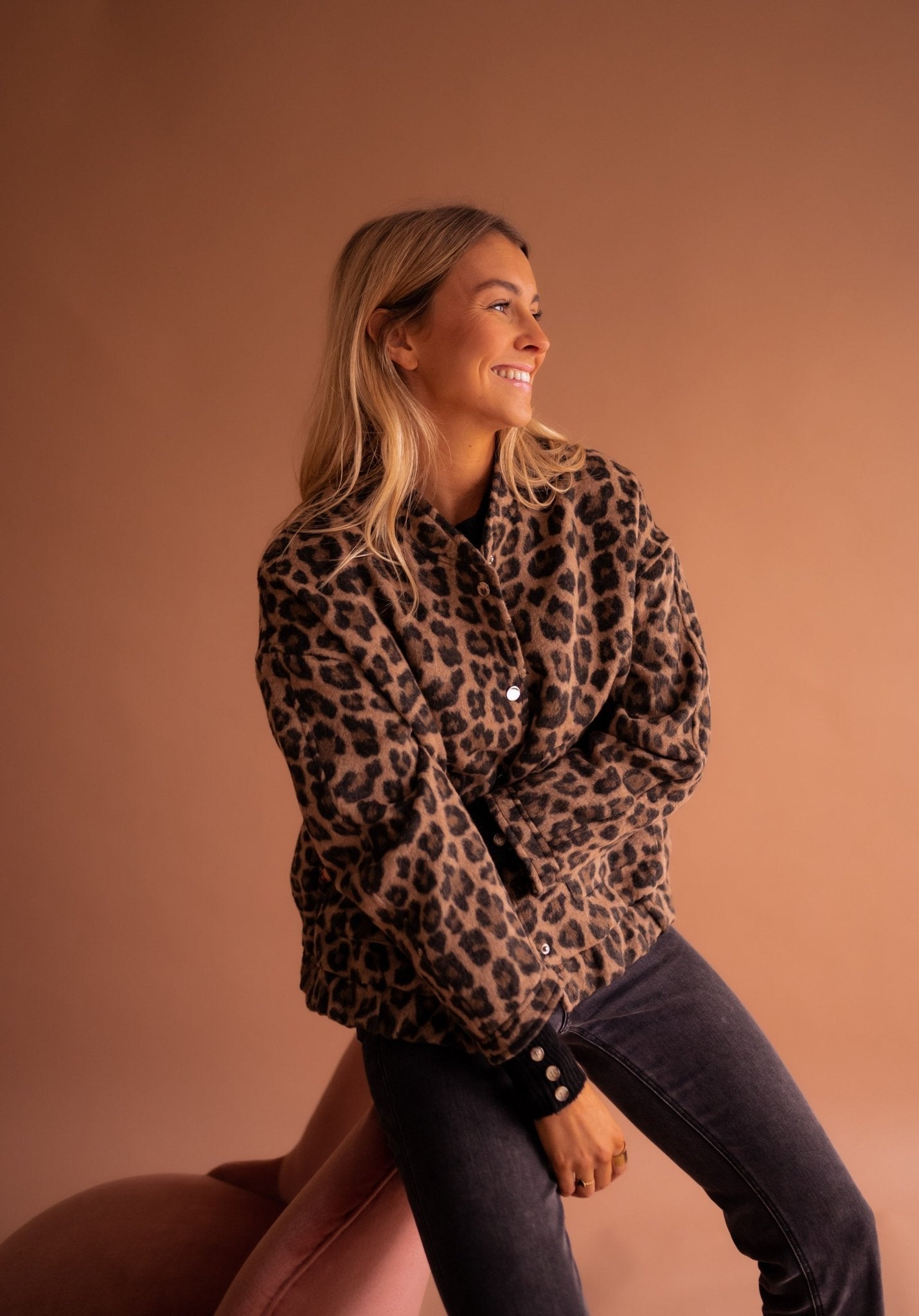 Luna™ — Trendy Jasje met Luipaardprint