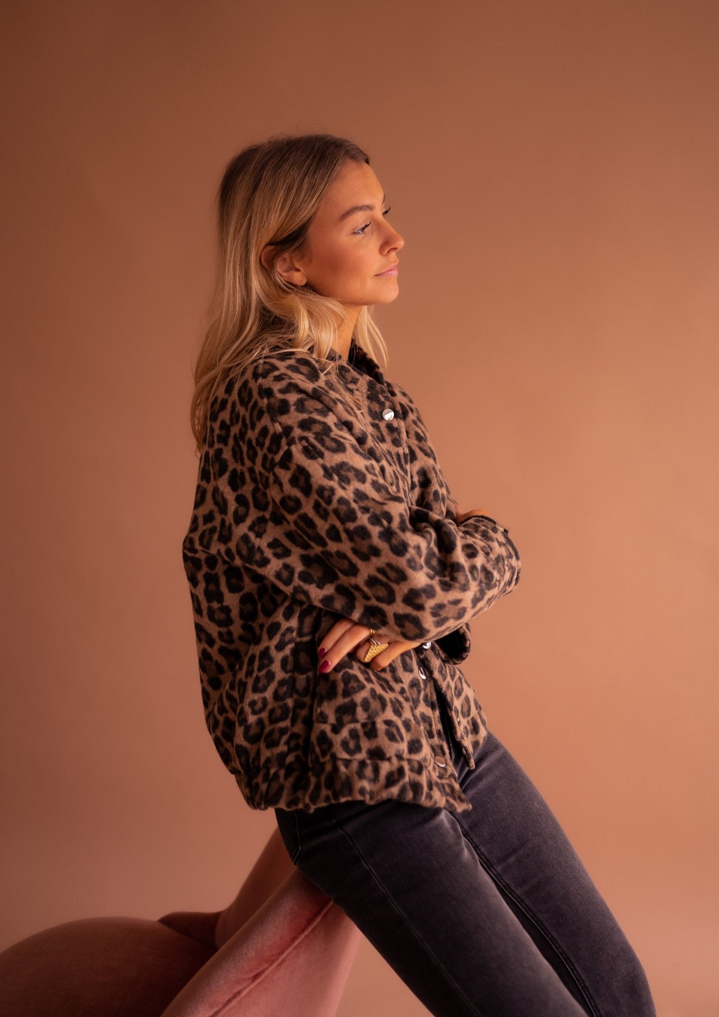 Luna™ — Trendy Jasje met Luipaardprint