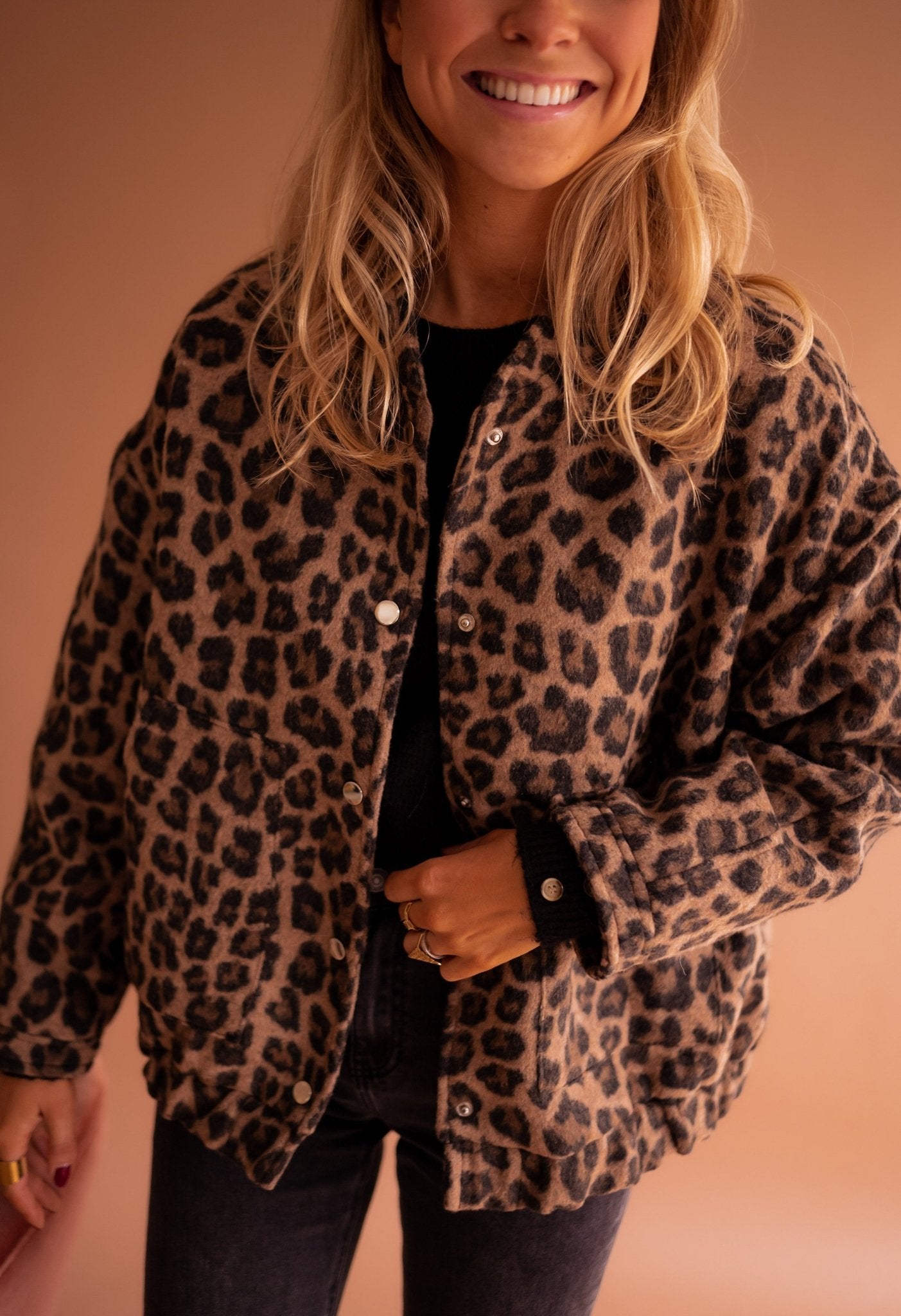 Luna™ — Trendy Jasje met Luipaardprint