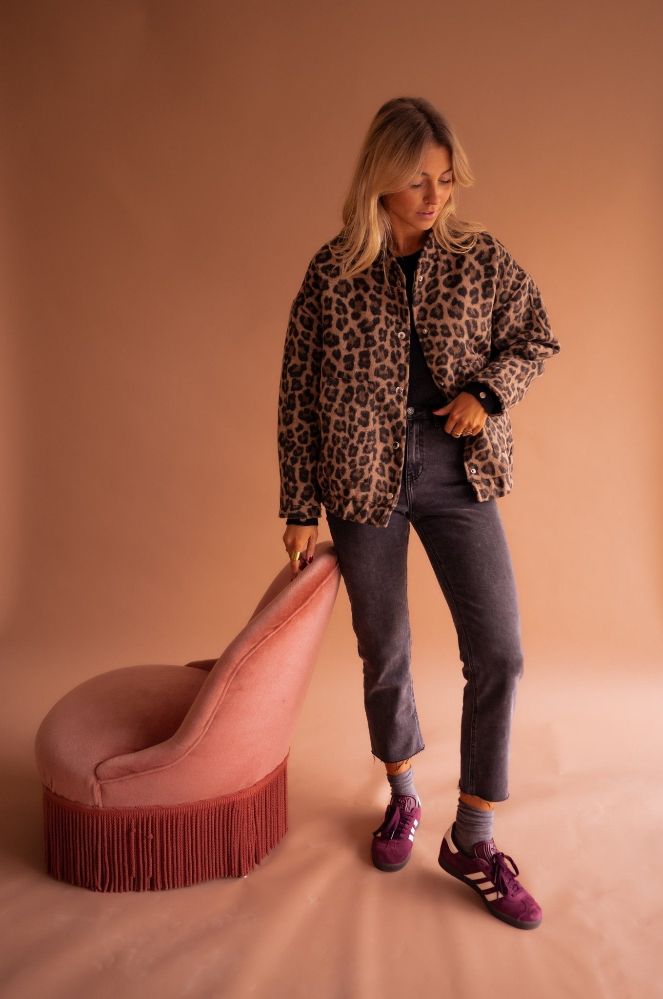 Luna™ — Trendy Jasje met Luipaardprint
