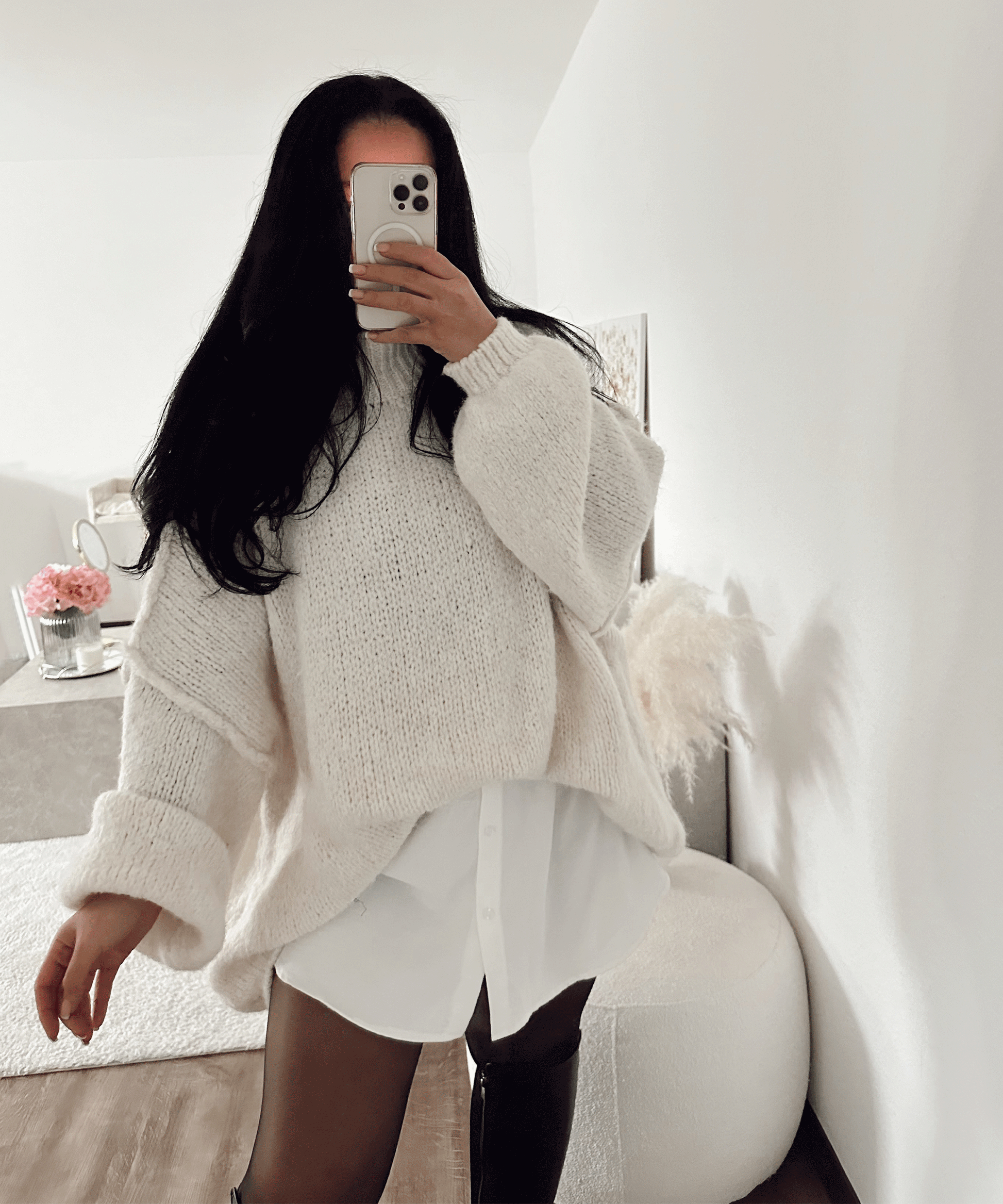 Skylar™ — Relaxte Los Gebreide Trui